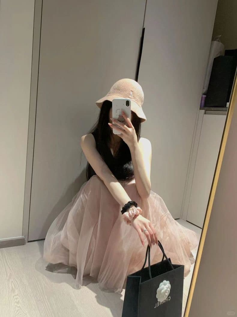 チュールスカート ふんわり優美なチュールロングスカート