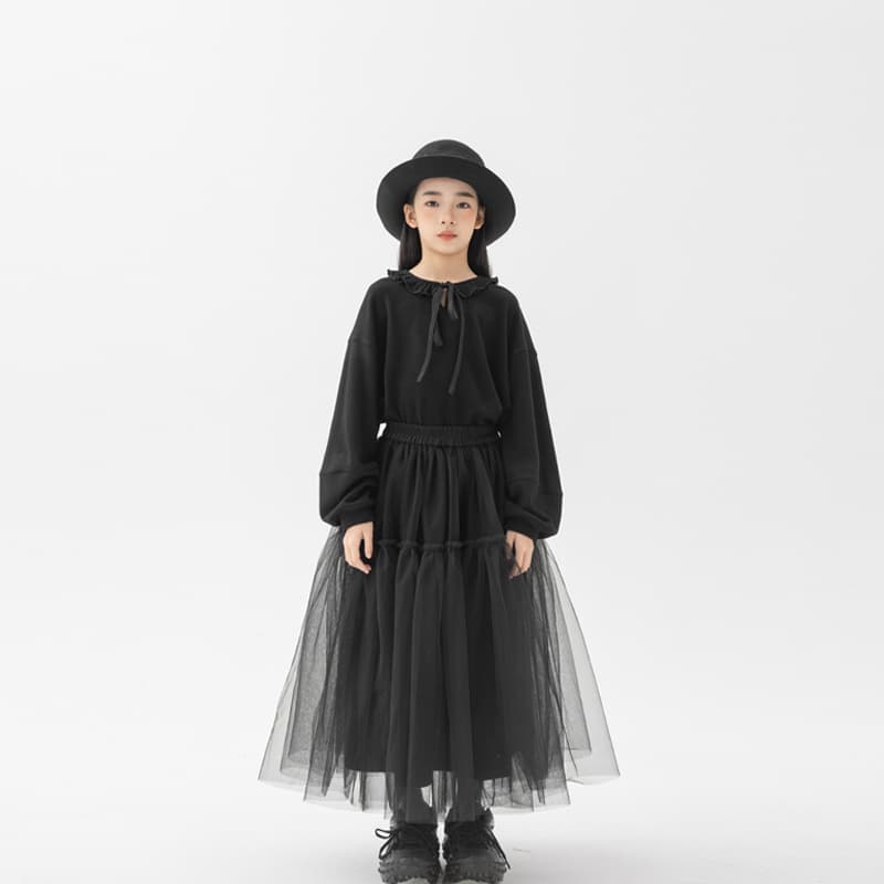 チュールスカート ふんわりチュールティアードスカート